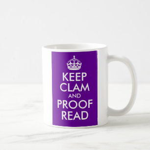 Caneca De Café Mantenha os moluscos e a prova lidos
