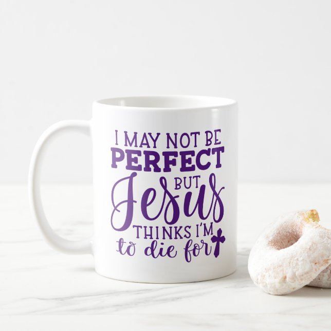 Caneca De Café Mantenha ou design seu próprio - Mug (Com Donut)