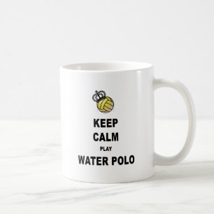 Caneca De Café Mantenha produtos do pólo aquático da calma e do