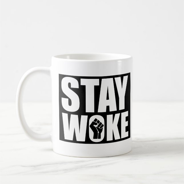 Caneca De Café Mantenha-se Acordado (Esquerda)