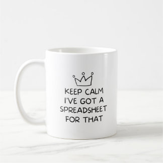 Caneca De Café Mantenha-se calma. Tenho um Contador Engraçado.