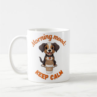 Caneca De Café Mantenha-se calmo e beba café - Arte Digital Por C