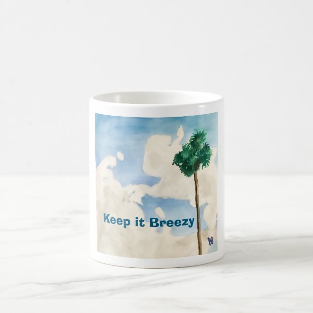 Caneca De Café Mantenha-se Descontraído (Centro)