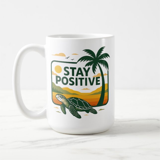 Caneca De Café Mantenha-se em T-Shirt Bebê Hoodie Positivo (Esquerda)