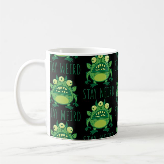 Caneca De Café Mantenha-se estranho monstro de Alienígenas (Esquerda)
