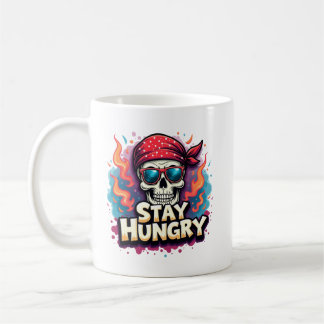 Caneca De Café Mantenha-Se Fome, Bandana Hustler Graphic Tee