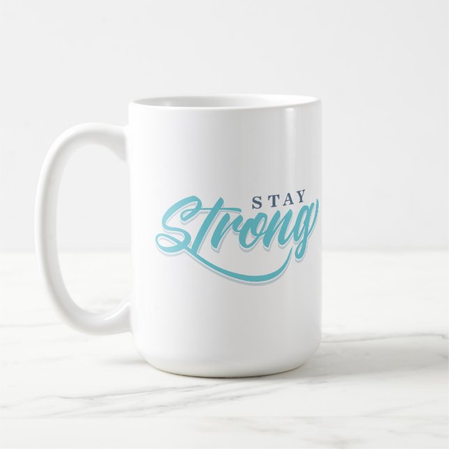 Caneca De Café Mantenha-se forte (Esquerda)