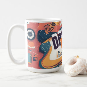 Caneca De Café Mantenha-se inspirado - Designs motivacionais e de