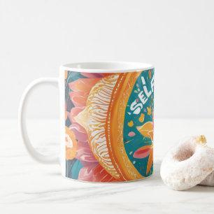 Caneca De Café Mantenha-se inspirado - Designs motivacionais e de