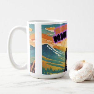 Caneca De Café Mantenha-se inspirado - Designs motivacionais e de