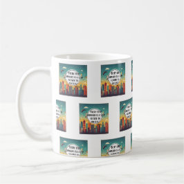 Caneca De Café Mantenha-se inspirado - Designs motivacionais e de