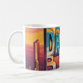 Caneca De Café Mantenha-se inspirado - Designs motivacionais e de