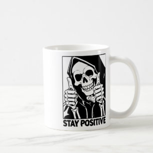 Caneca De Café Mantenha-Se Motivacional Mantendo Positivo Prended