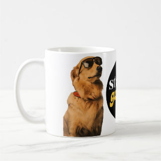 Caneca De Café Mantenha-Se Ouro Engraçado, Retriever Cachorro Dom