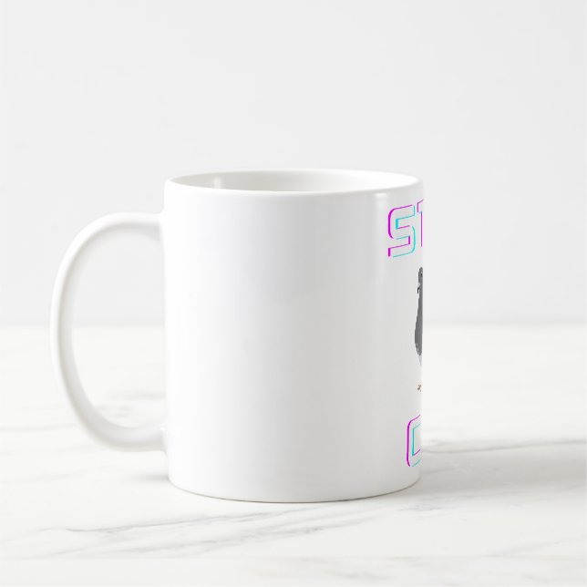 Caneca De Café Mantenha-se pombo (Esquerda)