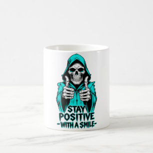 Caneca De Café Mantenha-se Positivo – Motivacional Inspirador