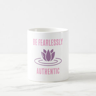 Caneca De Café Mantenha-Se Verdadeiro, Mantenha-Se Negrito: Sem R