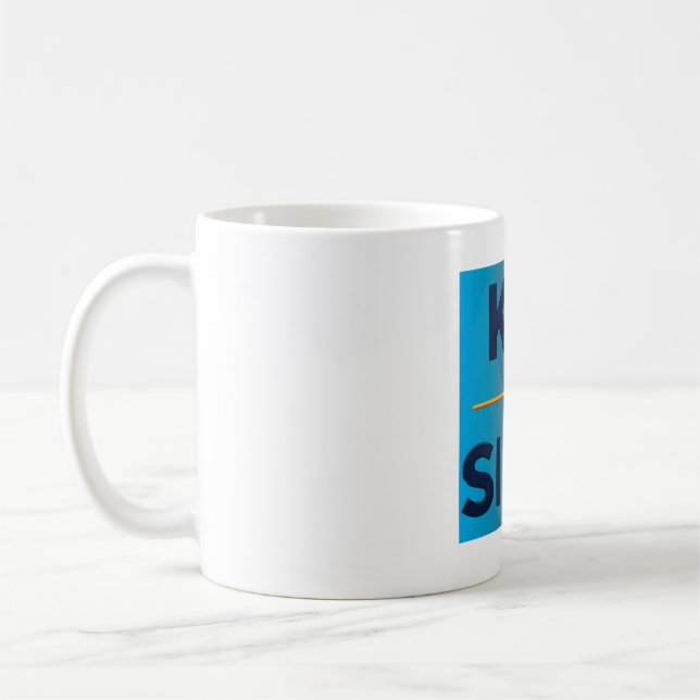 Caneca De Café Mantenha Simples (Esquerda)