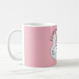 Caneca De Café Mantenha Sonhando Unicórnio Caprichoso
