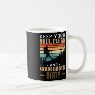 Caneca De Café Mantenha Sua Alma Limpa E Suas Botas Sujas De Cami