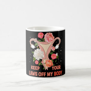 Caneca De Café Mantenha suas leis longe do meu corpo