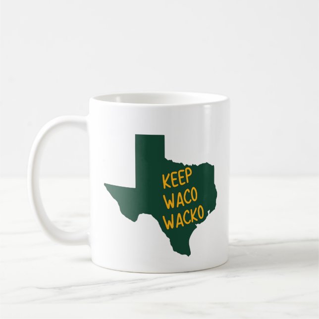Caneca De Café Mantenha Waco Wacko Mug (Esquerda)