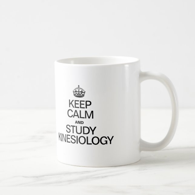 CANECA DE CAFÉ MANTER A CALMA E ESTUDAR A QUINESIOLOGIA (Direita)