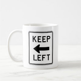 Caneca De Café Manter à esquerda