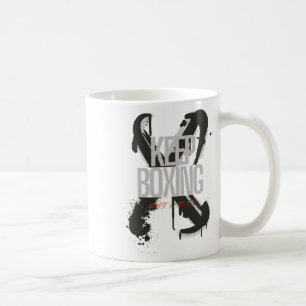 Caneca De Café Manter Boxing Nunca Sair Da Formação De Combatente