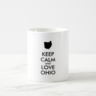 Caneca De Café MANTER CALM e AMOR personalizáveis
