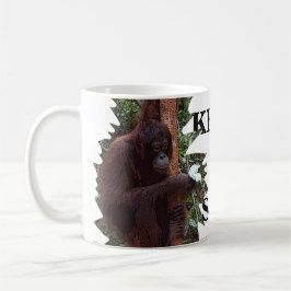 Caneca De Café Manter Calm Orangutan Wildlife