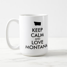 Caneca De Café MANTER CALMA E AMOR personalizáveis MONTANA