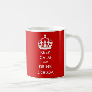 CANECA DE CAFÉ MANTER CALMA E BEBER COA