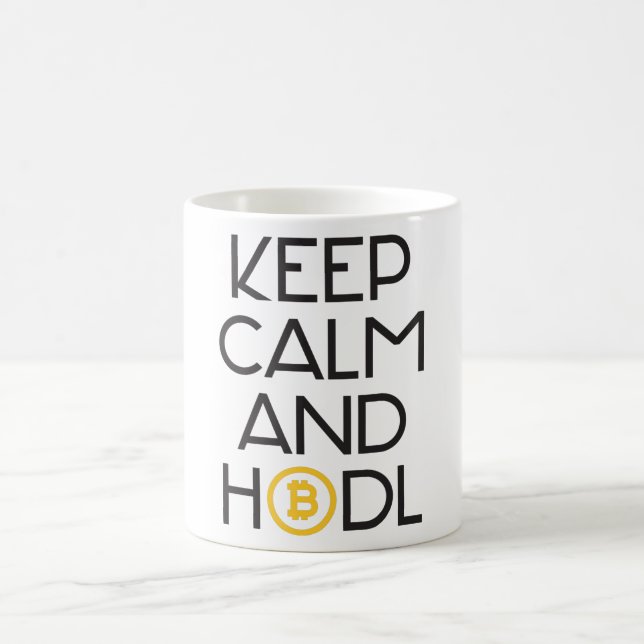 Caneca De Café Manter Calma E HDL (Centro)