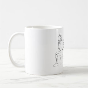 Caneca De Café manter um design de motivação saudável