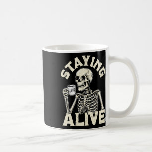Caneca De Café Manter vivo o Bebendo de esqueleto do Dia de as Br