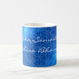 Caneca De Café Mantra für den Weltfrieden Energia da água