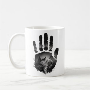 Caneca De Café Manuscrito Cena Natureza Mug - Natureza Selvagem M