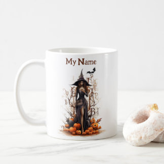 Caneca De Café Manuscrito de Pequena Fantasia: A Copa das Bruxas