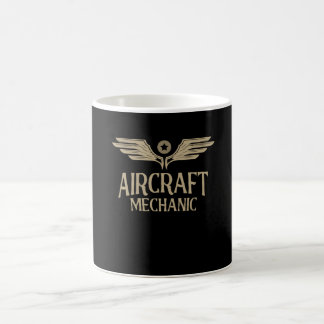 Caneca De Café Manutenção de Aviões Mecânicos da Aviação