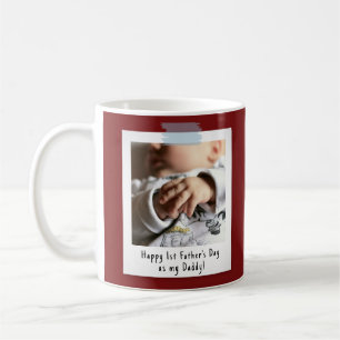 Caneca De Café Manutenção de Fotografias do Estilo de Instantâneo
