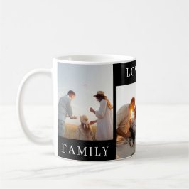 Caneca De Café Manutenção de Texto de Foto Personalizada da Famíl