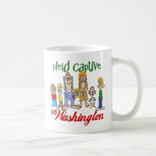 Caneca De Café Mão cativa em Washington (Direita)