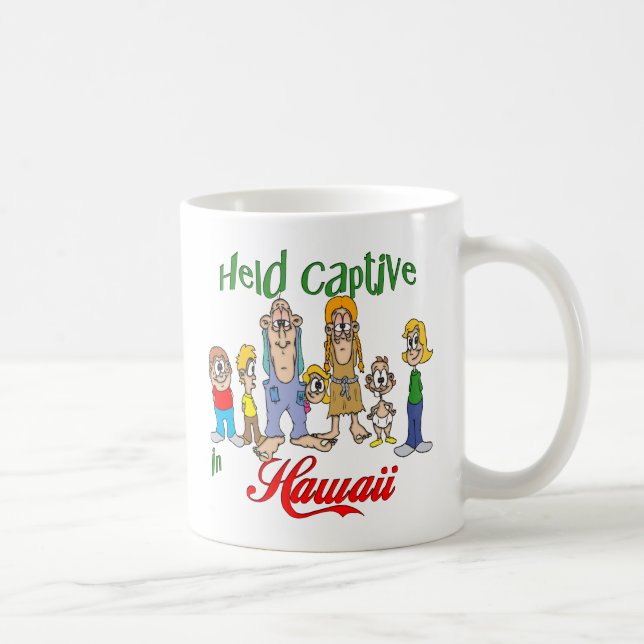 Caneca De Café Mão cativa no Havaí (Direita)