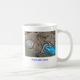 Caneca De Café Mão com Lotus/caneca
