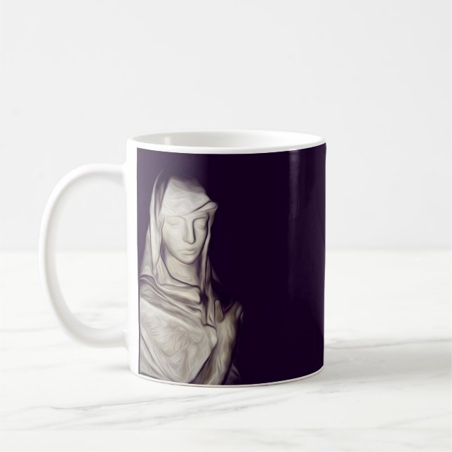 Caneca De Café mão no coração (Esquerda)