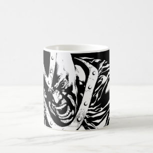 Caneca De Café Mão preta com painel 2 do crânio