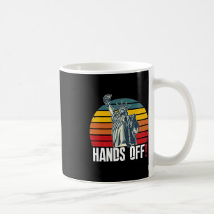 Caneca De Café Mãos Contra Resistência Salvar Democracia E Soc
