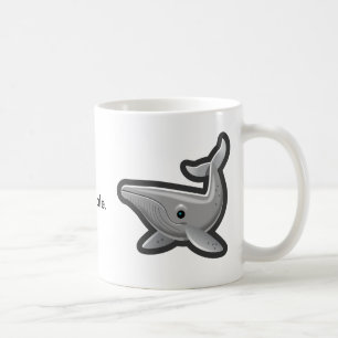 Caneca De Café Mãos fora de minha baleia de Humpback