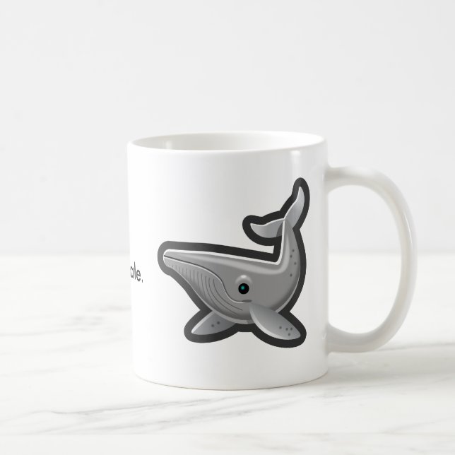 Caneca De Café Mãos fora de minha baleia de Humpback (Direita)